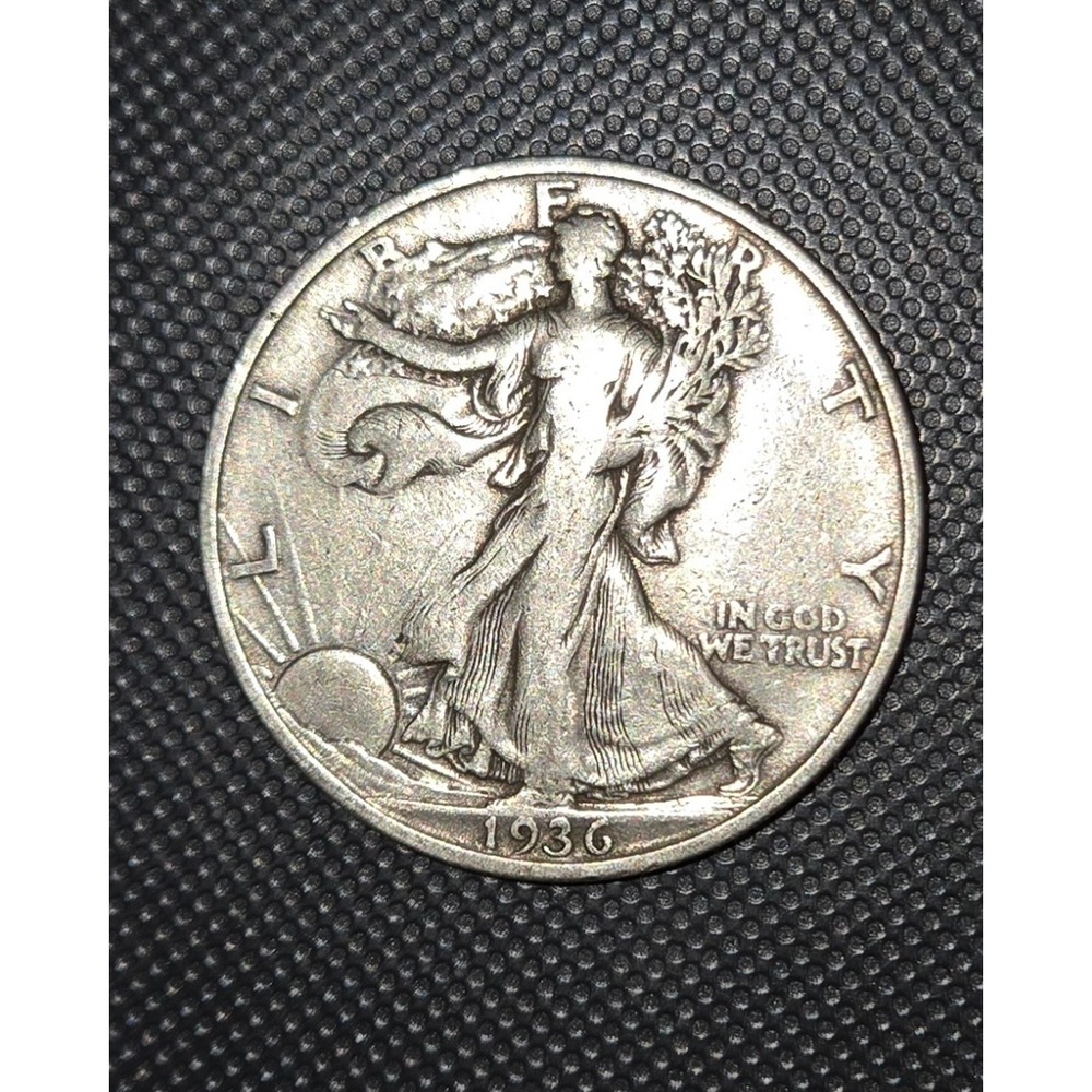1936-S Walking Liberty Half Dollar 90% Silver US Coin San Francisco Mint